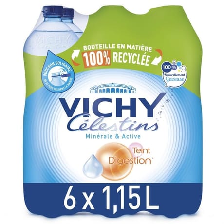 Vichy eau minérale gazeuse celestins 6x1.15
