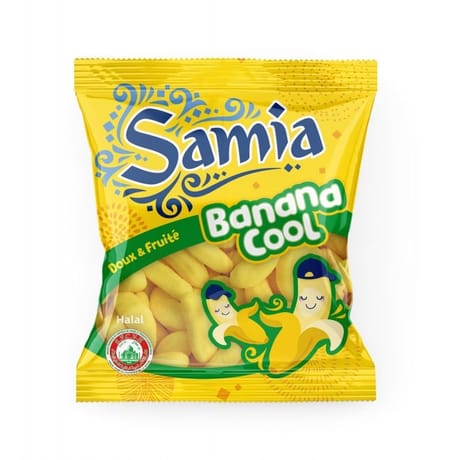 Samia bonbons banana cool 90g