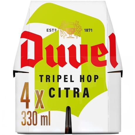 Pack duvel tripel hop 4x33cl 9.5%