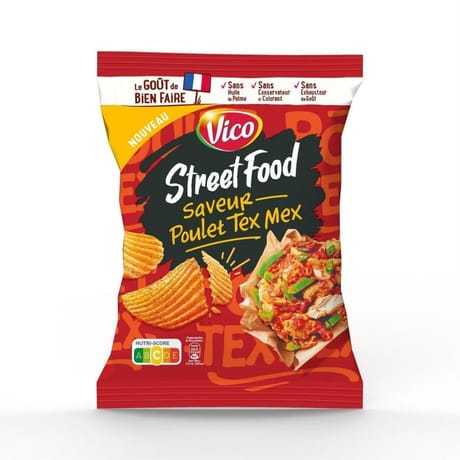 Vico chips street food poulet tex mex 120g