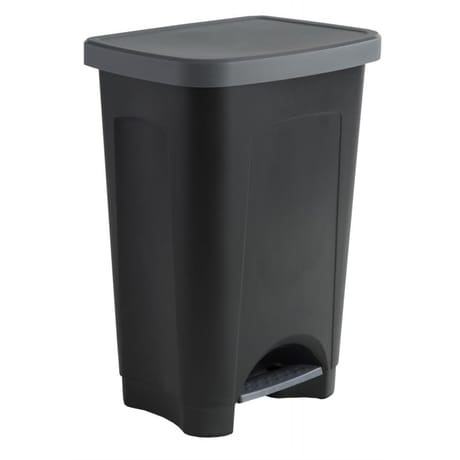 Sundis poubelle 50 litres noire step bin