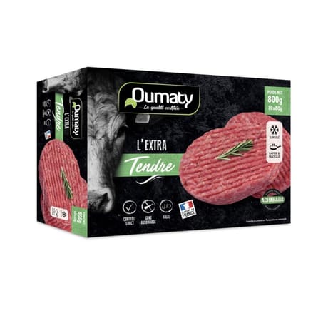 Oumaty steack haché l'extra tendre 800 g