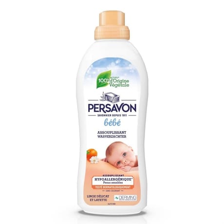 Persavon assouplissant bébé hypoallergénique extraits d'abricot bio 750ml