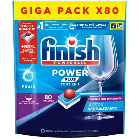 Finsih power plus x80