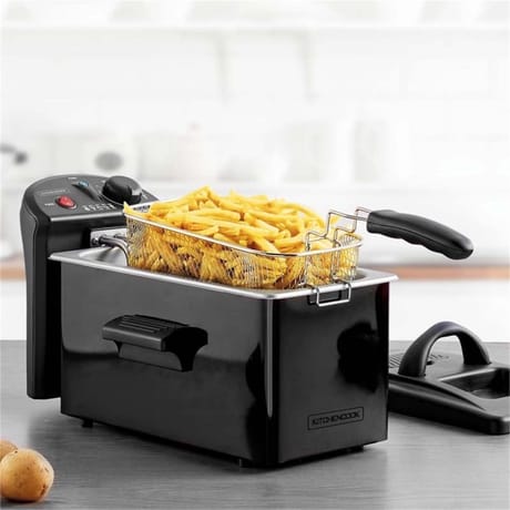 Kitchencook friteuse semi pro inox noir   3L KFRY_BLACK
