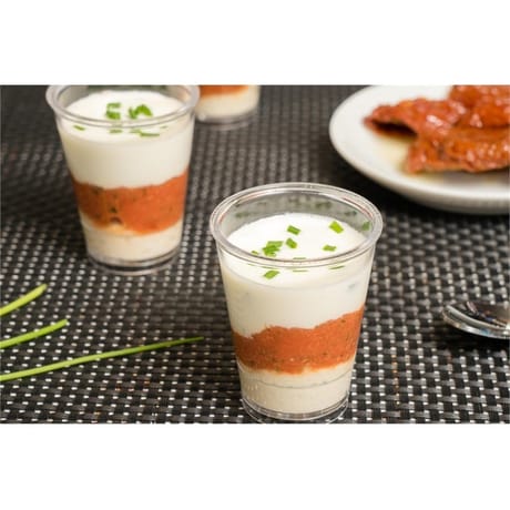Verrines saint-jacques, fromage blanc et tomate 4x45g