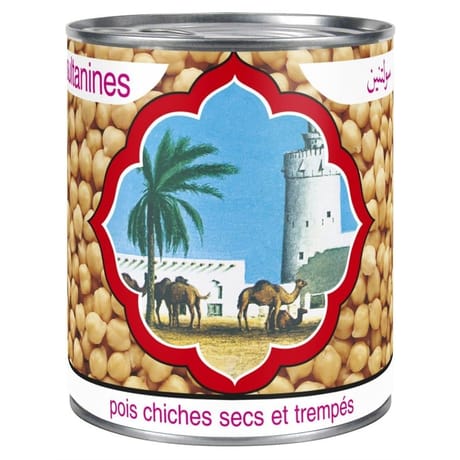 D'aucy pois chiches sultanines 4/4 530g