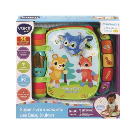 Super livre enchanté des Baby loulous bleu
