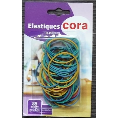 Cora  élastiques 85 pièces environ.