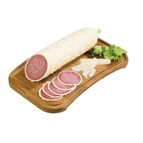 Salami enrobé au parmesan