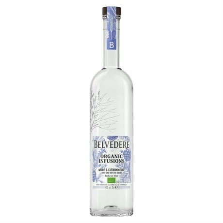 Belvedere organic infusions mure citronelle bio 70cl 40%vol