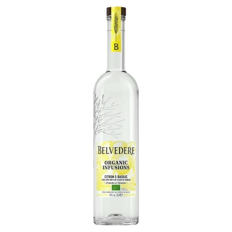 Belvedere organic infusions citron & basilic bio 40° 70cl