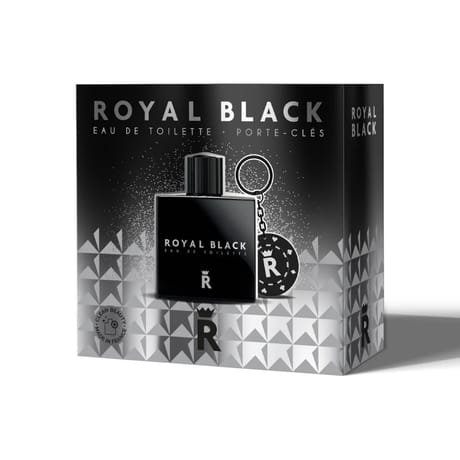 Coffret royal black 1p clean : eau de toilette 100ml + porte-clé casino