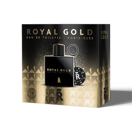 Coffret royal gold 1P clean : eau de toilette 100ml + porte clés casino