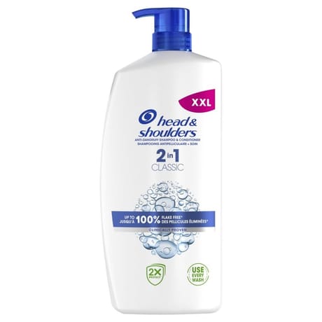Head & shoulders classic shampooing antipelliculaire pompe 800ml