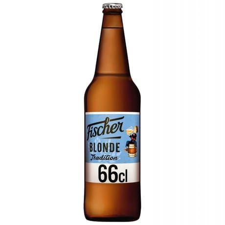 Fischer tradition biere blonde d'alsace 66cl 6°
