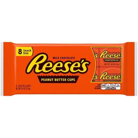 REESE'S CUPSX8 PEANUT BUTTER 124G