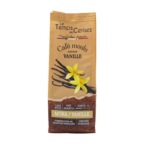 Le temps des cerises café moulu saveur vanille 225g
