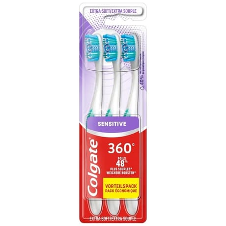 Colgate sensitive brosse à dent ultra souple x3