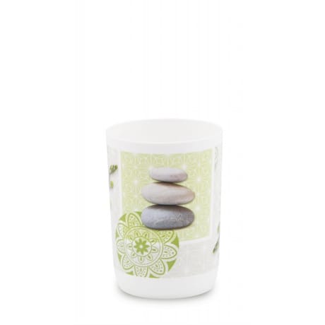 Gobelet white orchid plastique