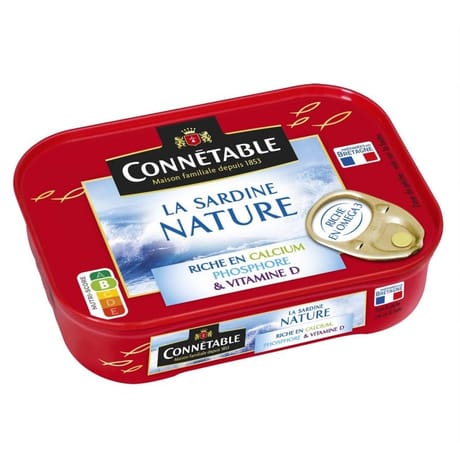 Connetable la sardine nature 1/5 95g