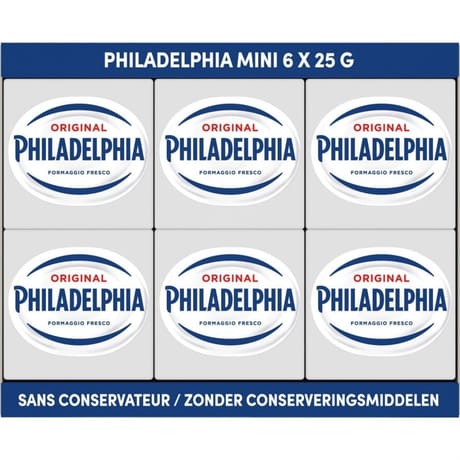 Philadelphia original nature portions 6x25g