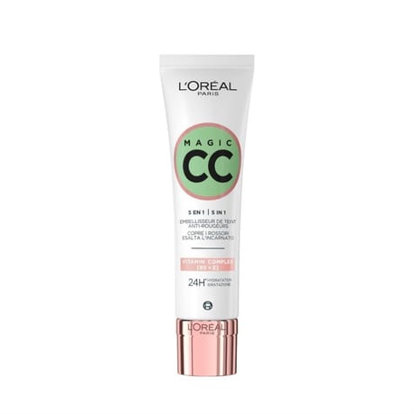 L'oréal paris cc crème 5en1 embellisseur de teint anti-rougeurs
