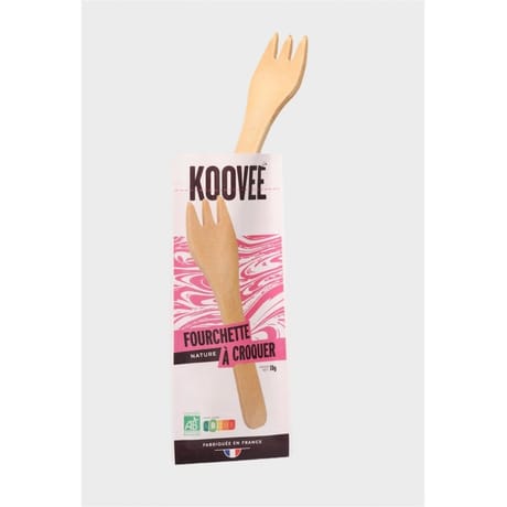 Koove fourchette à croquer bio nature 10g