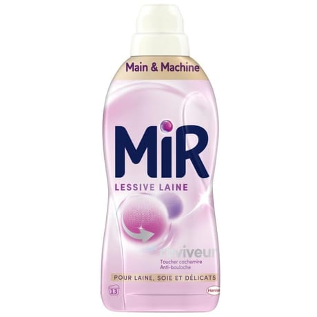 Mir lessive laine 13 lavages 650ml