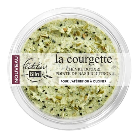 Atelier blini courgette chèvre 140g