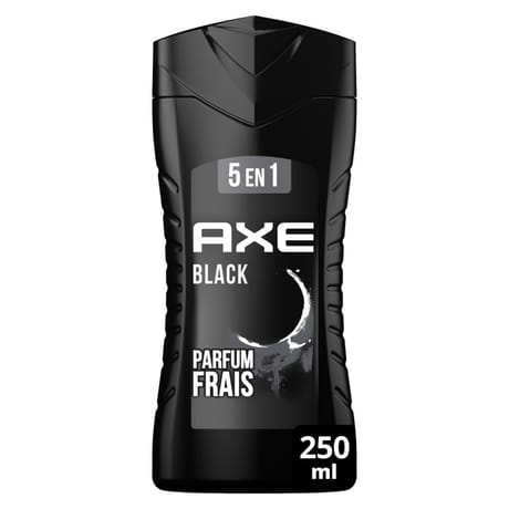 Axe gel douche homme 5en1 black 250ml