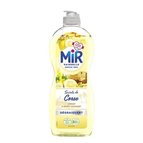 Mir vaisselle secrets de corse cédrat & genêt sauvage 675ml