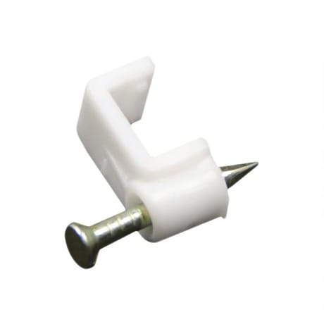 Prodelect 50 attaches fil plat blanc