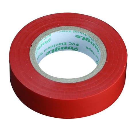 Prodelect ruban adhesif rouge 10mm x 15mm