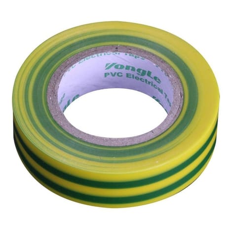 Prodelect ruban adhesif vert jaune 10mm x 15mm