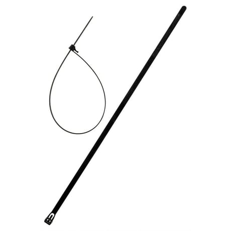 Zenitech 20 colliers réutilisables 7.4x400mm noirs