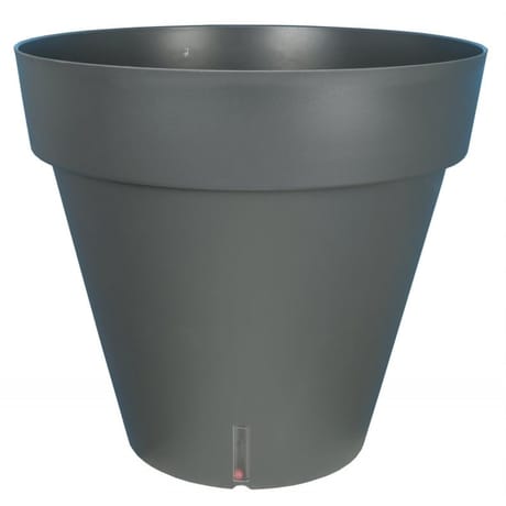 Riviera loft rond 20cm gris avec réserve d'eau
