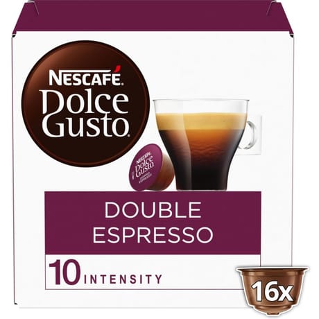 Dolce gusto dosettes double espresso x16 - 136g