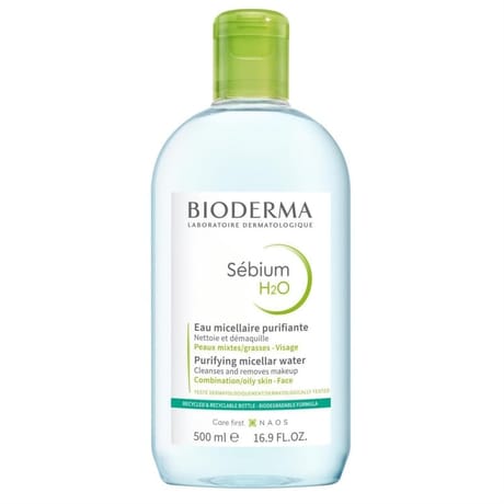 Bioderma eau micellaire nettoyante purifiante sébium h2o 500 ml