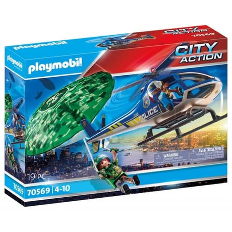 70569 Hélicoptère de police et parachutiste
