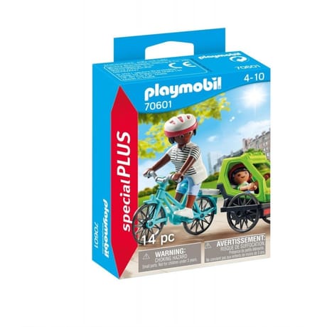 70601 Cyclistes maman et enfant