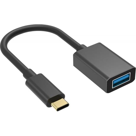 Bigben connected adaptateur usb c vers usba 1a noir bb 15 cm ADAPTUSBC1A