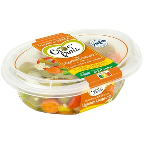 Olive dénoyautées aux légumes croquants 200g