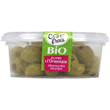 OLIVE BIO VERTE DENOYAUTE A L'ORIENTALE 120 G