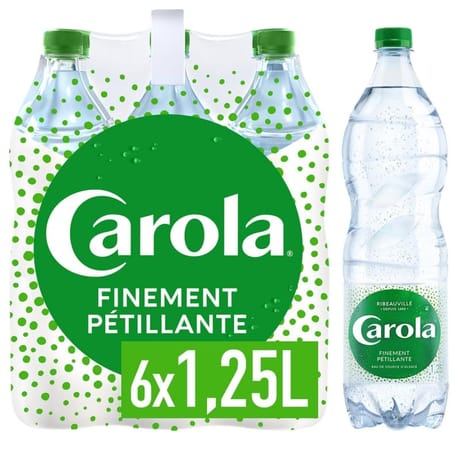 Carola verte finement petillante pet 6x1,25L