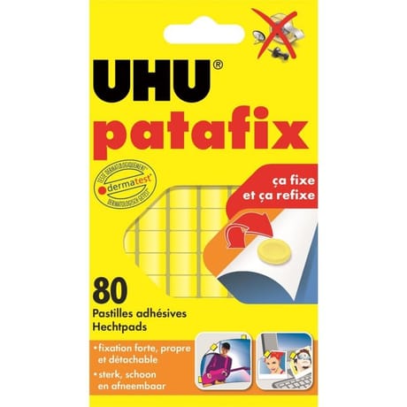 Uhu - Patafix jaune 80 pastilles