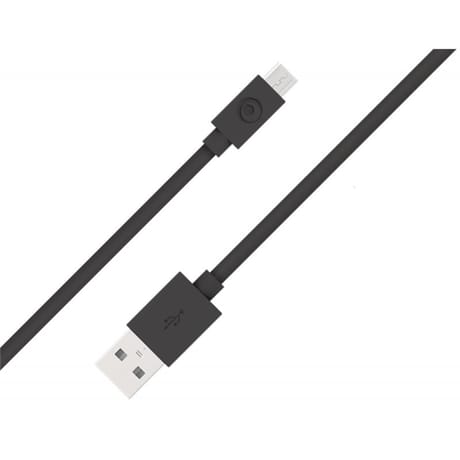 Bigben connected câble usb/micro usb 1.2m noir 100% plastique recyclé CBLMIC1M2RB