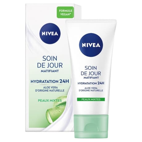 Nivea visage soin matifiant peaux mixtes & grasses 50ml