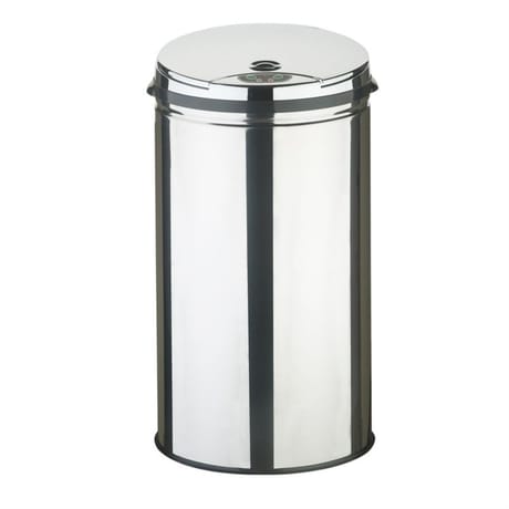 Poubelle auto sensor ronde 30l inox