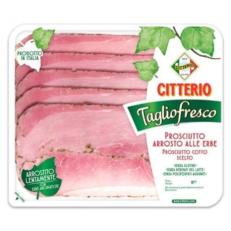 Citterio taglio fresco Jambon cuit roti aux herbes sans gluten 130g